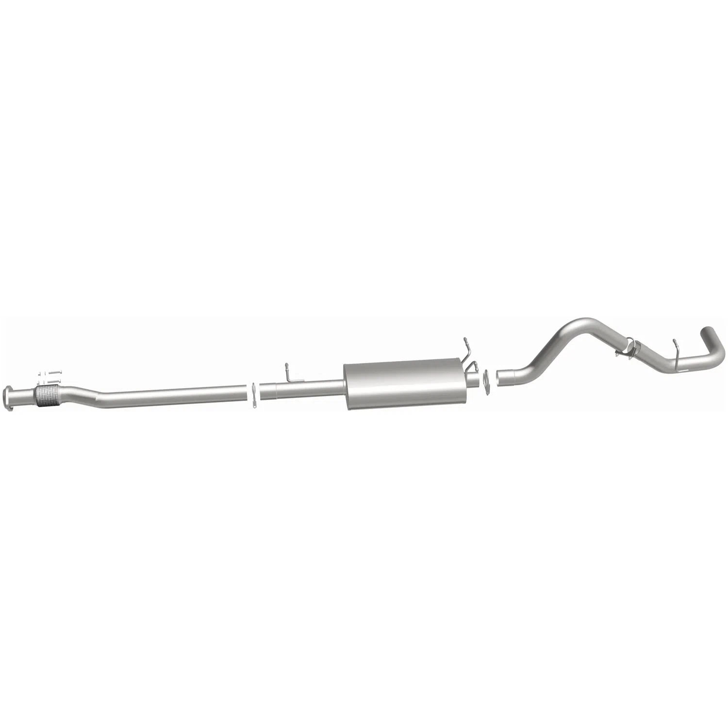 2007-2008 Chevy Silverado 1500 Direct-Fit Replacement Exhaust System 106-0464